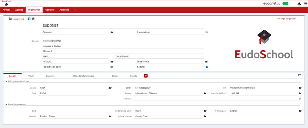 logiciel gestion partenariat et partenaires
