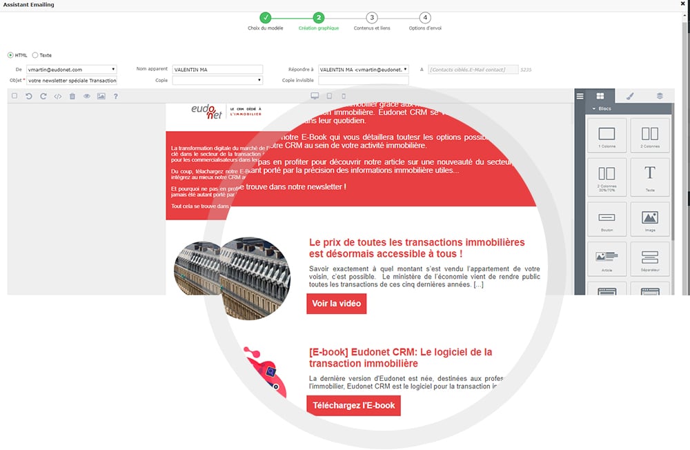 CRM Immobilier campagnes maketing